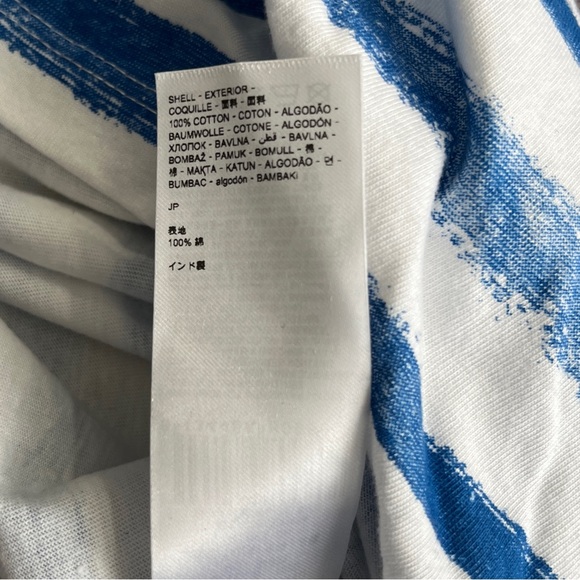 Desigual Women’s Striped Butterfly Sleeve T Shirt - Size XXL - Picture 11 of 12